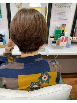 蘭美容室 ショートボブ