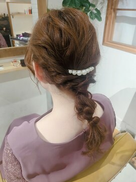 リリィ ヘアデザイン(LiLy hair design) 【LiLy新井】編みおろしアレンジ