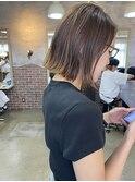 ナチュラルストレートボブ