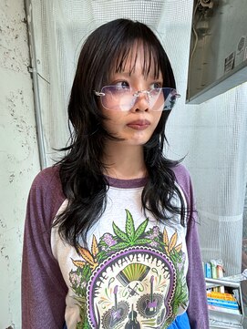 ノラ シブヤ(NORA) ★あいみょんレイヤーハッシュカットハイレイヤーウルフカット