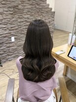 ヘア カンパニー トワ 千葉店(TOWA)&nbsp;千葉/千葉駅/ダブルカラー/オリーブグレー/黒髪/ヘッドスパ