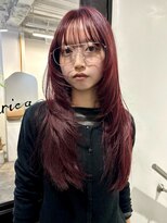 ユーリカ(Eurica)&nbsp;レイヤーカット/ボルドーカラー/ワインレッド