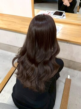 ベルポール(Bell port) 着物ヘア/大人ガーリー/ダークアッシュ/似合わせカット/芦屋駅