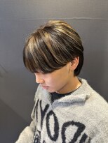 ヘアーワークス ボナ ウニクス店(HAIR WORKS bona) ハイライトセンターパート
