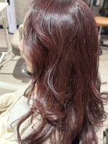 サロウィン 千葉(SALOWIN)&nbsp;脱白髪染めしながら髪質改善カラー（ワインレッド）