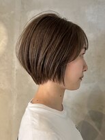 キリ 逗子(kiri)&nbsp;逗子葉山透明感カラーハンサムショートボブイルミナカラーm133