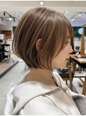 顔型別ヘアスタイル/似合わせ診断/ショートボブ/小顔