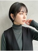 黒髪/オリーブグレー/小顔/ココアベージュ/稲毛駅
