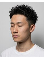 ジェットブラックキューサンロク(JET BLACK 936)&nbsp;ショートパーマ【ピンパーマ】