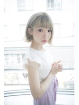 サロンドミルク 原宿(salon de MiLK)&nbsp;【salon de MiLK 原宿】耳かけ外ハネウェットボブ