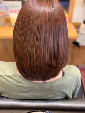 ヘアースタジオ ビームス 西江井ヶ島店(Hair Studio BEAMS) ピンクカラー
