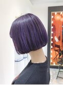 色落ちシルバーにしたいなら「ブルーラベンダーカラー」☆