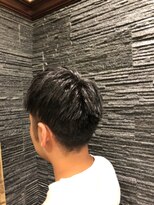 プレミアムバーバー 目黒店(PREMIUM BARBER produce by HIRO GINZA) ツーブロック刈り上げスタイル