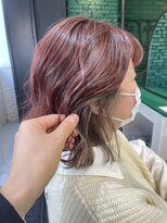 リアン(Lien)&nbsp;Lien☆インナーカラーカラー×ハイライトカラー×ピンクベージュ