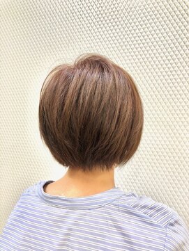 クオリス 上福岡店(QUALIS) 小顔/ショート/ショートボブ/暖色系カラー/白髪染め/40代50代