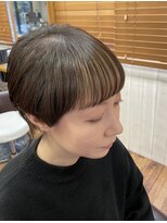 ナナシ(nanac)&nbsp;前髪インナーベージュ