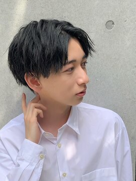 オーバーレイ(Overlay) スパイラルパーマ×センターパート　#2