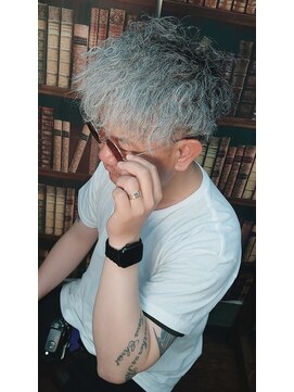 アズスペース シークエフエム 西八王子(As Space Siq FM) ツイストスパイラルメンズパーマ/スペインカール西八王子