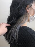 ブルーグレー×インナーシルバー
