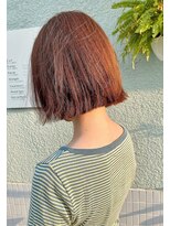 ヘアードレッシングショップ サロ(Hair Dressing Shop Salo) ミニボブ×コーラルピンク