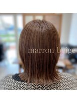 ヘアブロス(hair BROS) marron beige