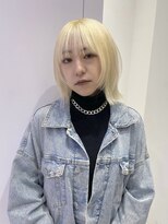 キーン 吉祥寺店(keen)&nbsp;《keen×カネコ》抜きっぱなしブロンド×顔周りレイヤー