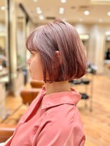 ビュートリアム265(BEAUTRIUM 265)&nbsp;ボブ/ミニボブ/ワンレン/切りっぱなし/ブリーチ/ピンクベージュ