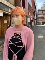 ネルケ 立川(nelke)&nbsp;パツっとラインボブベージュこなれミディ20代30代40代