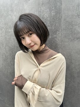 ロンド ストラーダ 心斎橋(Lond strada) シルキーベージュ×グレージュカラー【髪質改善/縮毛矯正】