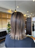 佐竹 ブロンドバレイヤージュ