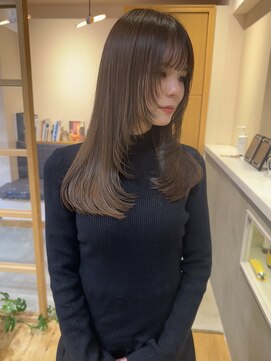 スムーク(smuk) 【smuk/岩澤美紅】ぷつっとロング/ストレート/フェイスレイヤー