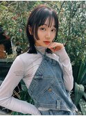 LIBERTE銀座 シースルー前髪×姫カットボブスタイル