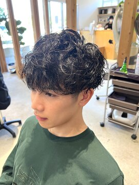 ラヴェストバイフレイスウェル(LOVEST by frace well) 【LOVEST服部】スパイラル韓国マッシュパーマ/ダークアッシュ