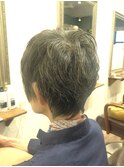50代60代70代/大人ショート/ふんわりショート/グレイヘア