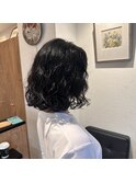 ◎ボブスタイルのカール強めパーマ◎