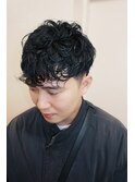 MEN'SHAIR/ニュアンスパーマ/スパイキーショート/スペインカール