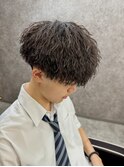 ツイストスパイラルパーマ/メンズパーマ/縦落ちパーマ