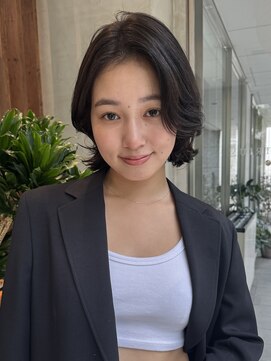 ビュートリアム 南青山(BEAUTRIUM) 外ハネボブ ボブパーマ 前髪パーマ くびれボブ 表参道青山