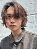 ゆるくしゃっとメンズボブパーマ