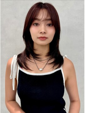 エジョン 三鷹店(Aejon) 韓国レイヤー/ワインレッド/マロンベージュ/イメチェン/吉祥寺