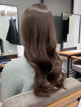 ミュラ(mulah) チョコレートブラウン透明感カラー*韓国風ヨシンモリ巻き