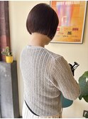 〈浅草 半個室〉ミニボブ/ブラウンベージュ