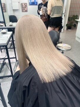 ペレ 渋谷(PELE) くびれヘア/アプリコットオレンジ/夏のヘアアレンジ/渋谷