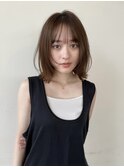 抜け感ヘア*ミディアムレイヤー/山下