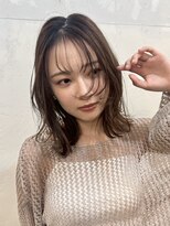 ファルベ(Farbe)&nbsp;ミディアムヘア/暗めカラー/グランマッシュ/デザインカラー