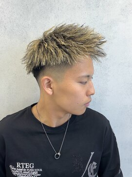 ルースト 西院店(ROOST) ツイストパーマ/メッシュ/ジェットモヒカン