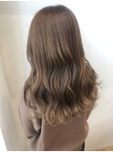 髪質改善デザインカラーグラデーションモカグレージュベージュ