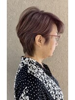 ハートボックス 四谷店(Heart box)&nbsp;ラベンダーカラーの大人ショートスタイル