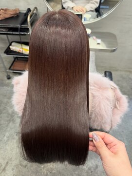 ジーナ 池袋(Zina) ピンクブラウン × Premium髪質改善