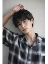 ベル 新宿(Belle) フェザーパーマ/センターパート/ツーブロック/シャドウパーマ